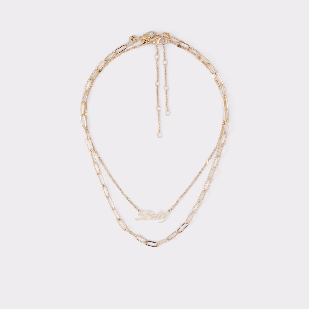 Gold Aldo Gurbag Necklace | 937180-DRO