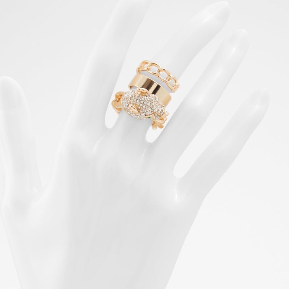 Gold Aldo Kedelalla Multi finger rings | 879520-HXY