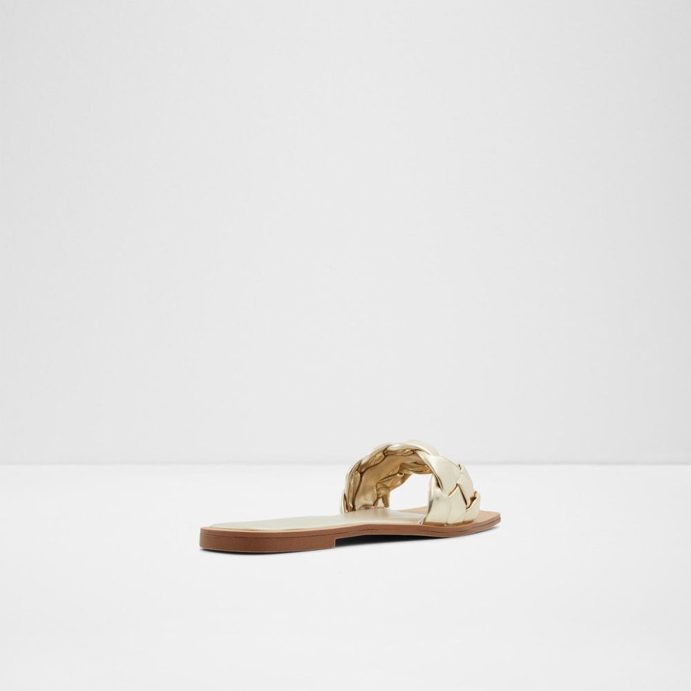 Gold Aldo Poets Slide sandal | 825739-SJP