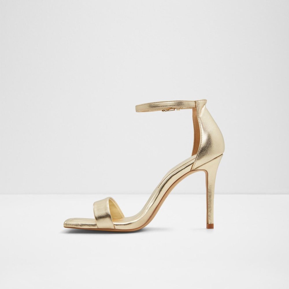 Gold Aldo Renza Ankle strap heeled sandal - Stiletto heel | 325708-OCY