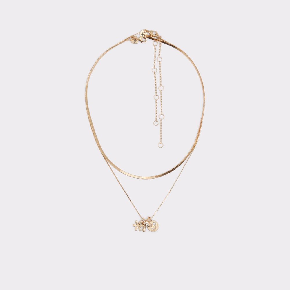 Gold Aldo Rinky Necklace | 013685-SPD