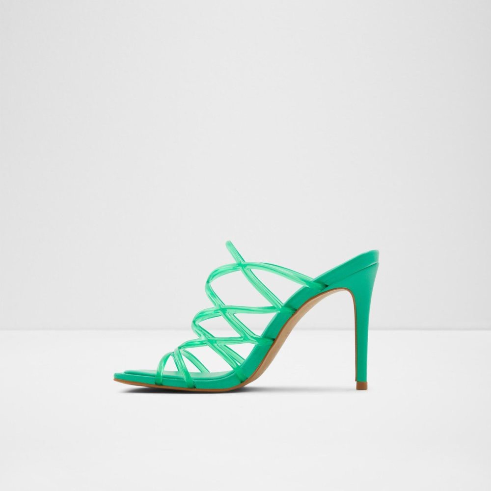 Green Aldo Brigette Strappy heeled sandal - Stiletto heel | 532468-VWG