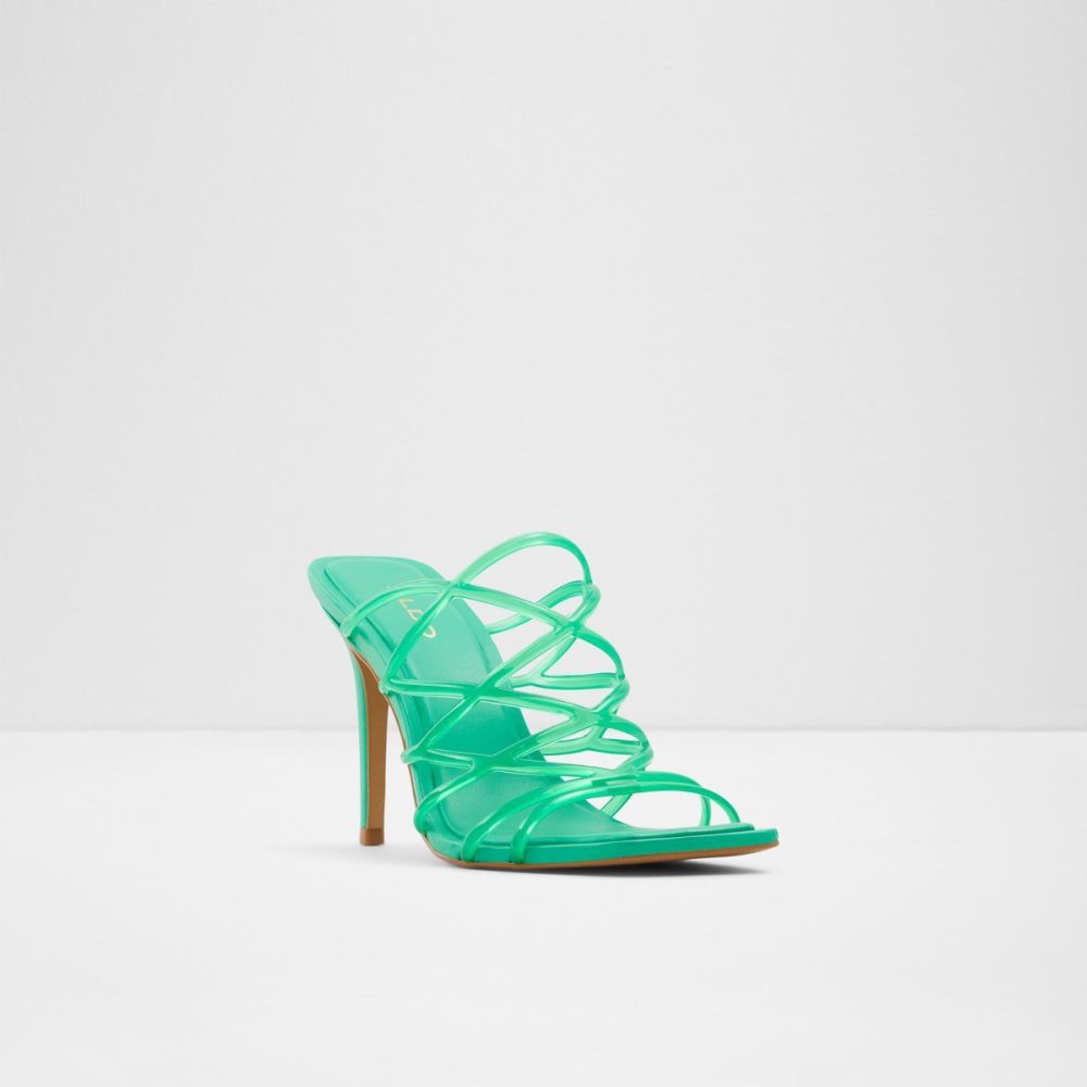 Green Aldo Brigette Strappy heeled sandal - Stiletto heel | 532468-VWG