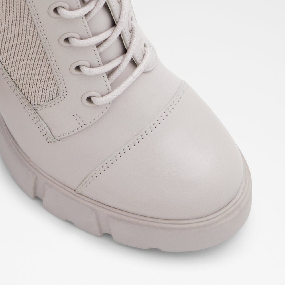 Grey Aldo Rebel Combat boots - Lug sole | 504981-YEG