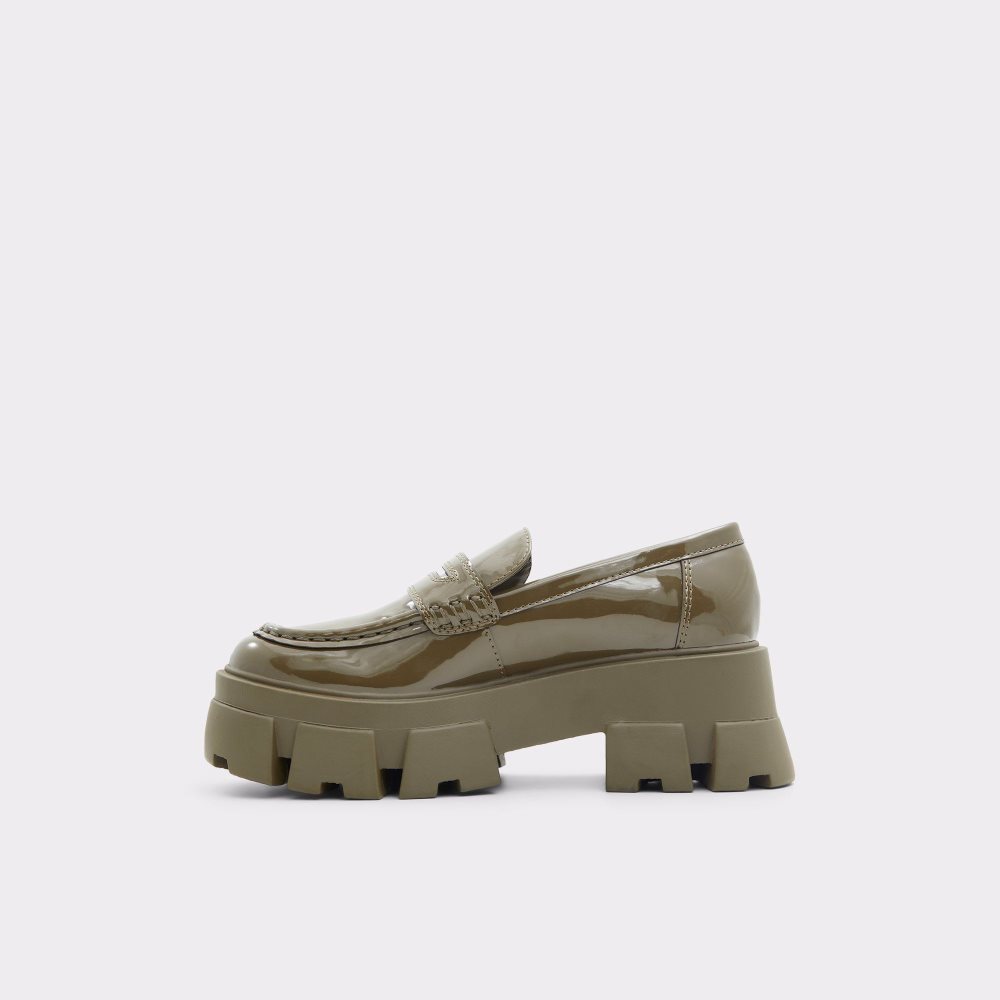 Khaki Aldo Bigshow Loafer - Lug sole | 627159-LXH