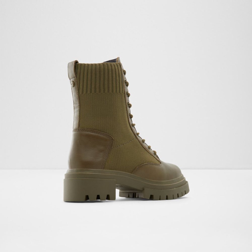 Khaki Aldo Reflow-w Combat ankle boot - Lug sole | 246817-RPF