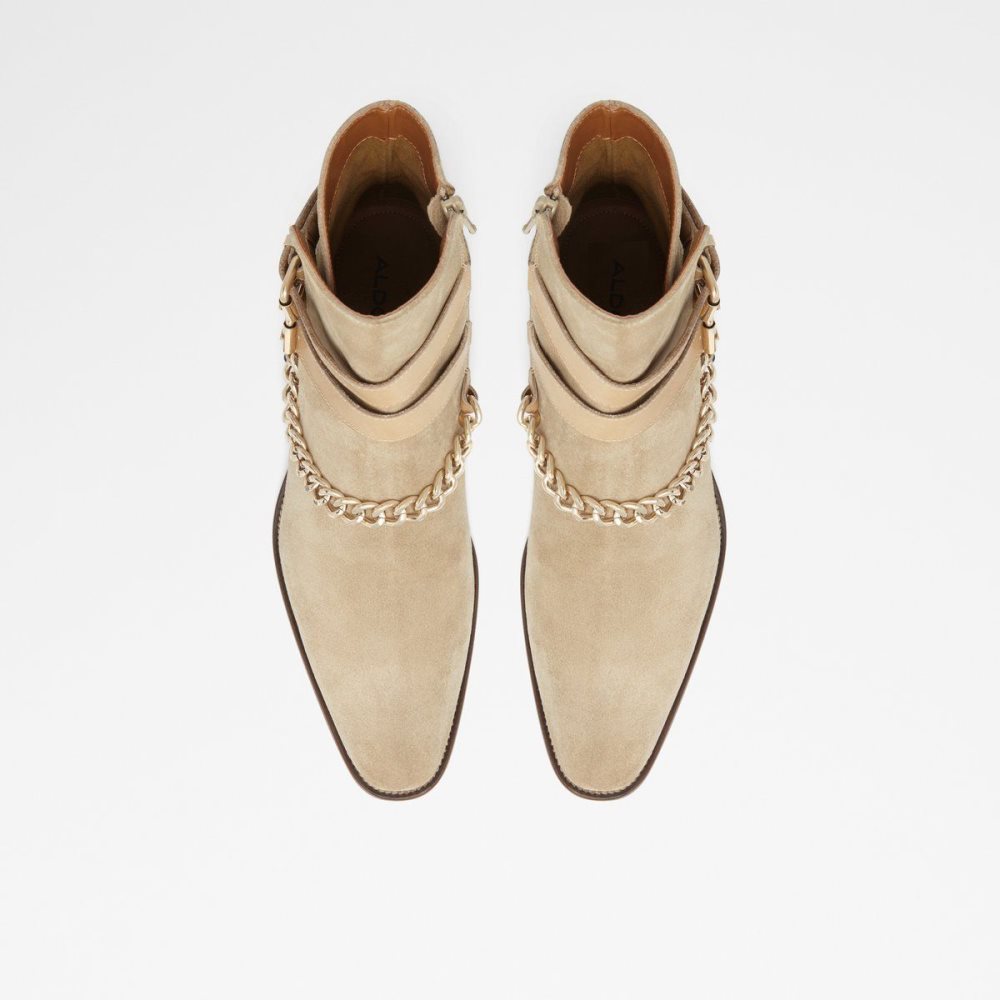 Light Beige Aldo Eolophus Ankle boot | 156087-JIN