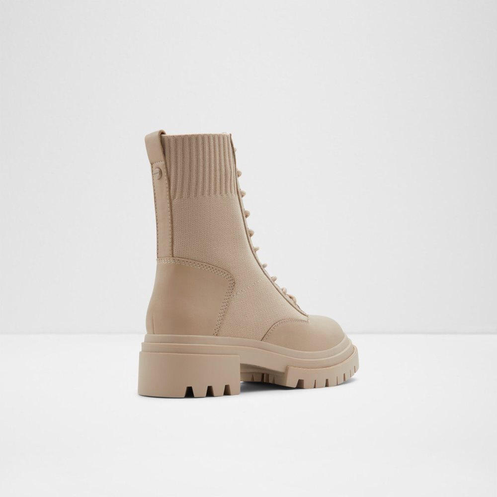 Light Beige Aldo Reflow Combat boots - Lug sole | 863140-INO