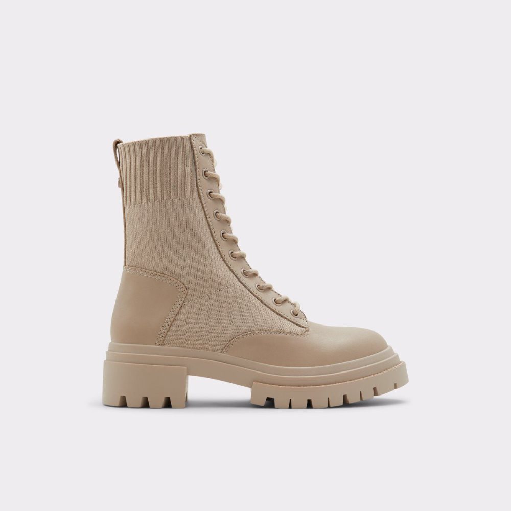 Light Beige Aldo Reflow Combat boots - Lug sole | 863140-INO