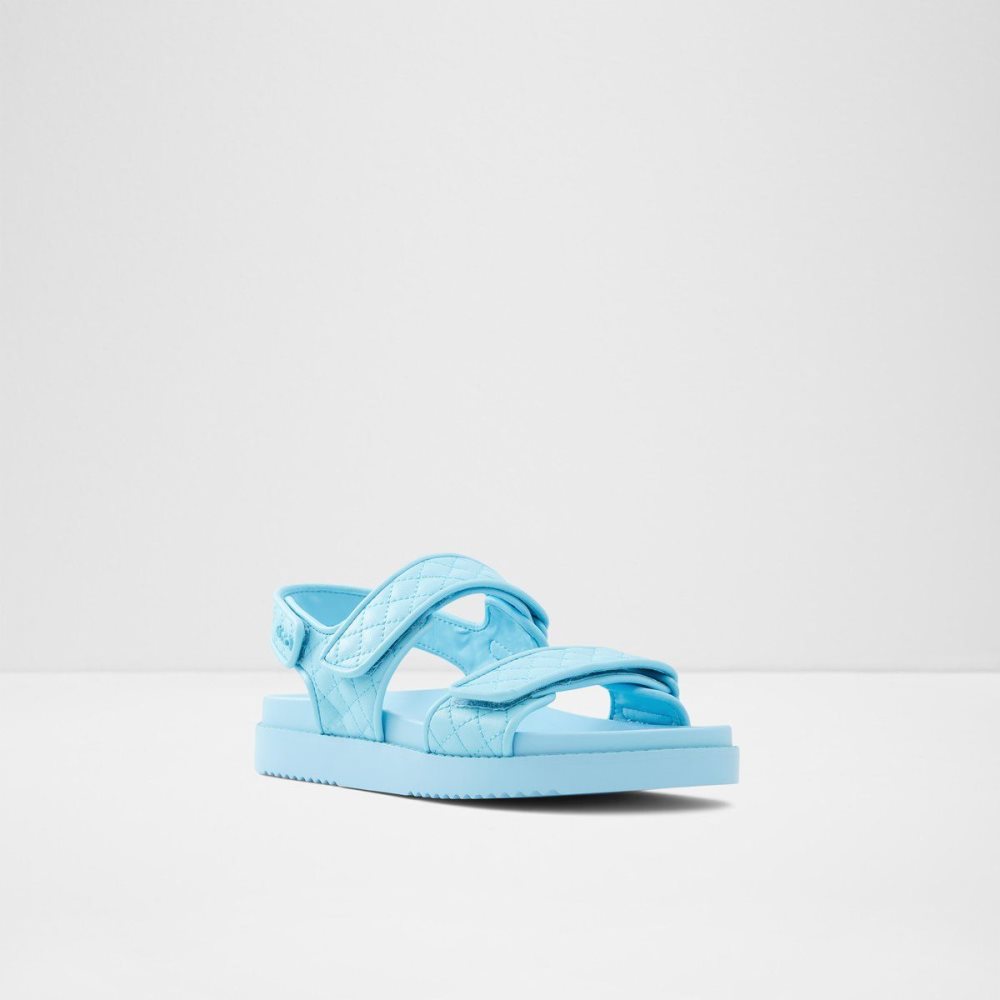 Light Blue Aldo Eowiliwia Sling back flat sandal | 812605-USA