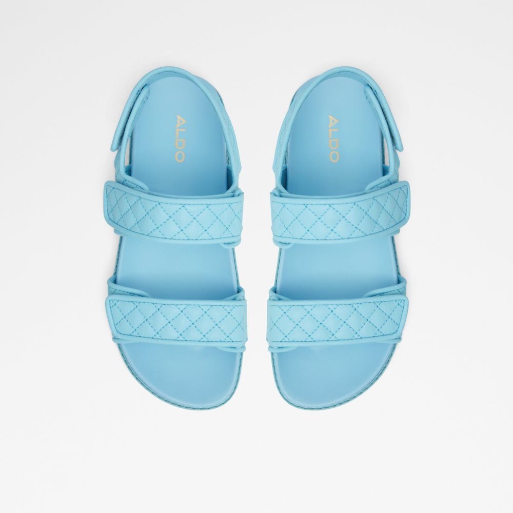 Light Blue Aldo Eowiliwia Sling back flat sandal | 812605-USA