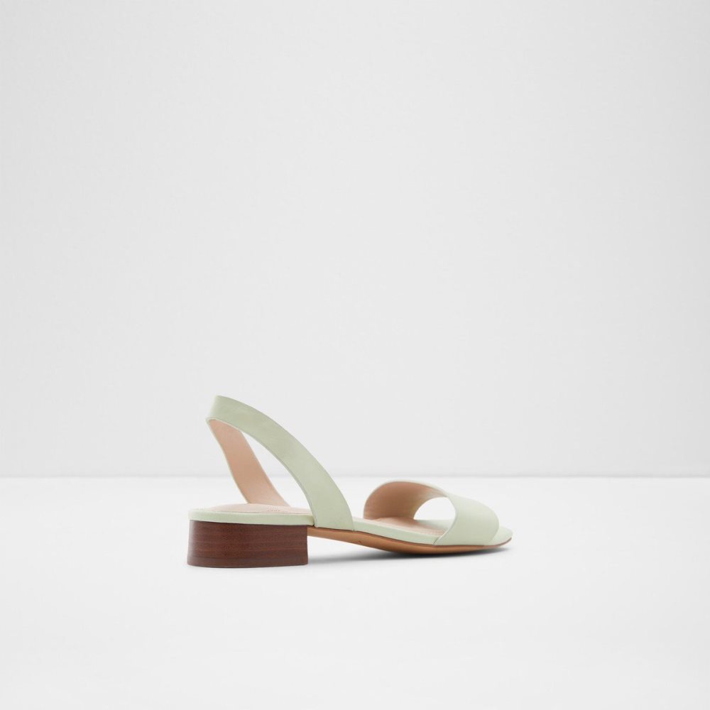 Light Green Aldo Doredda Sling back flat sandal - Block heel | 468103-CZL