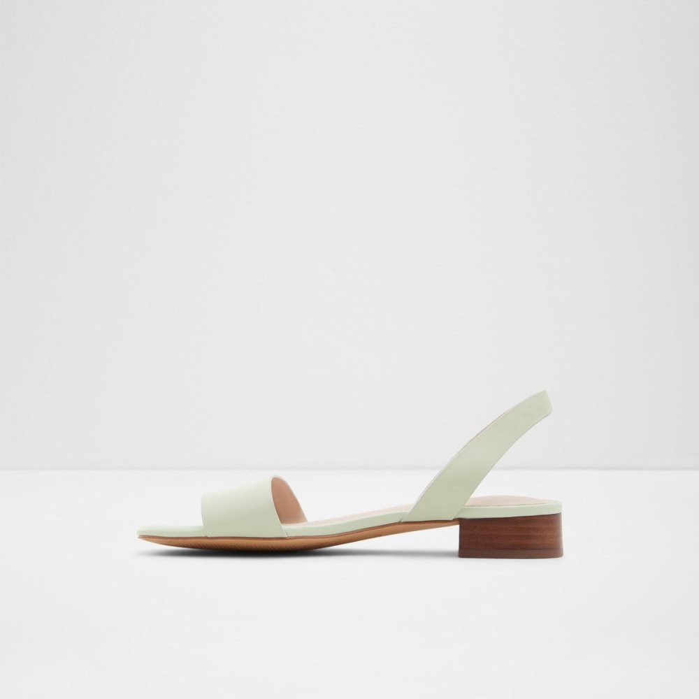 Light Green Aldo Doredda Sling back flat sandal - Block heel | 468103-CZL