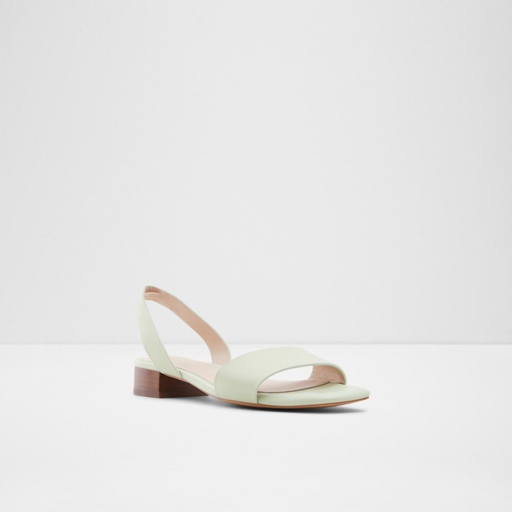 Light Green Aldo Doredda Sling back flat sandal - Block heel | 468103-CZL