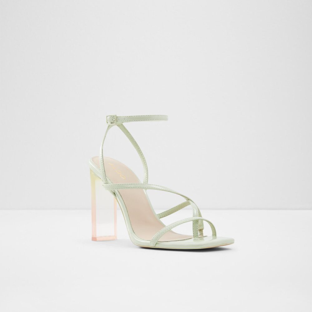 Light Green Aldo Hainiel Strappy heeled sandal - Cup sole | 384796-KEL