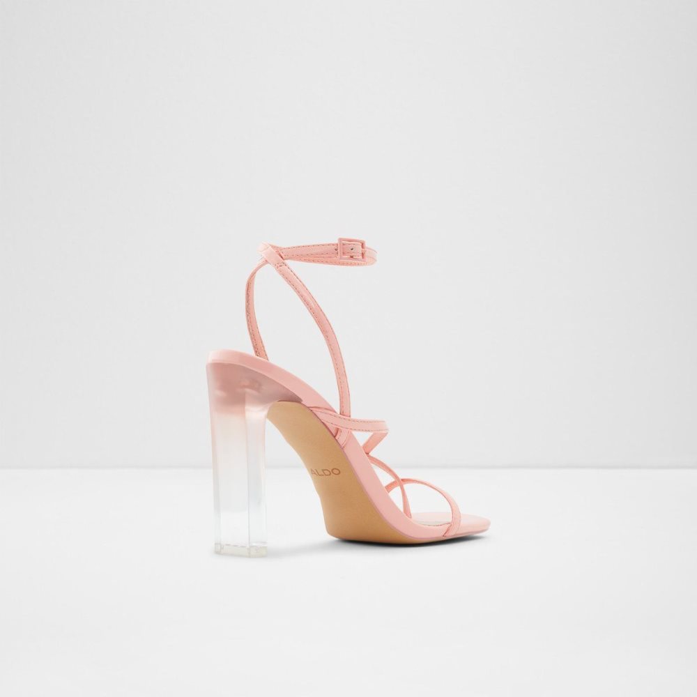 Light Orange Aldo Hainiel Strappy heeled sandal - Cup sole | 294081-WJE