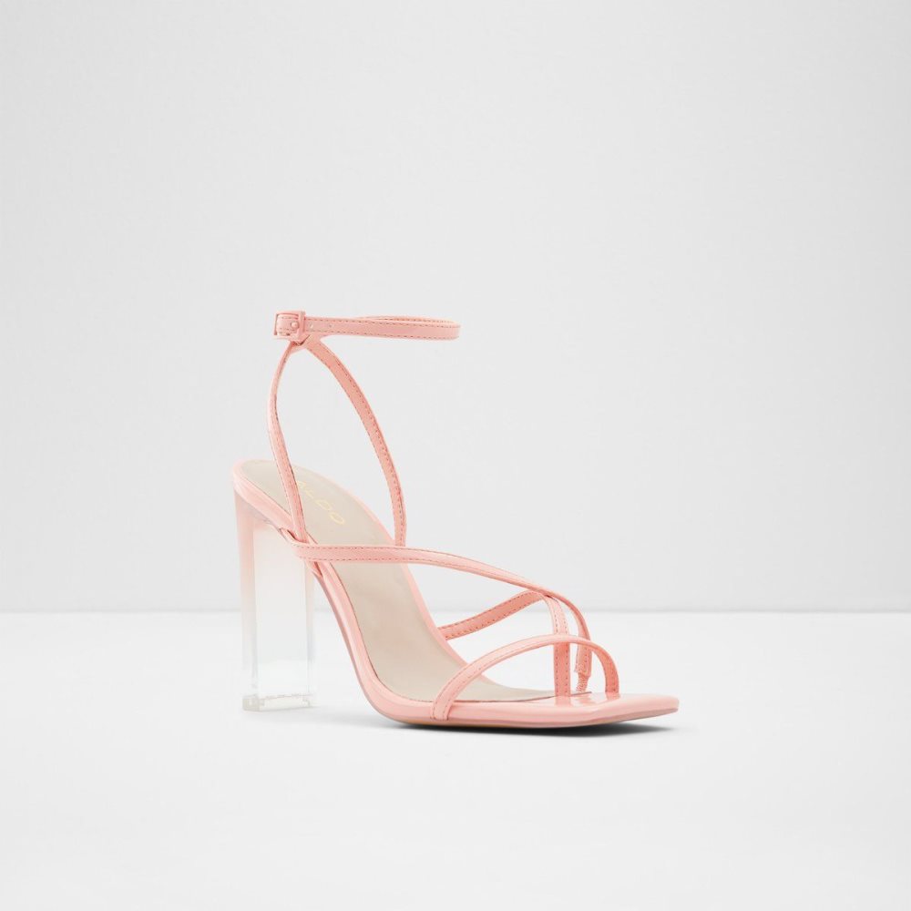 Light Orange Aldo Hainiel Strappy heeled sandal - Cup sole | 294081-WJE