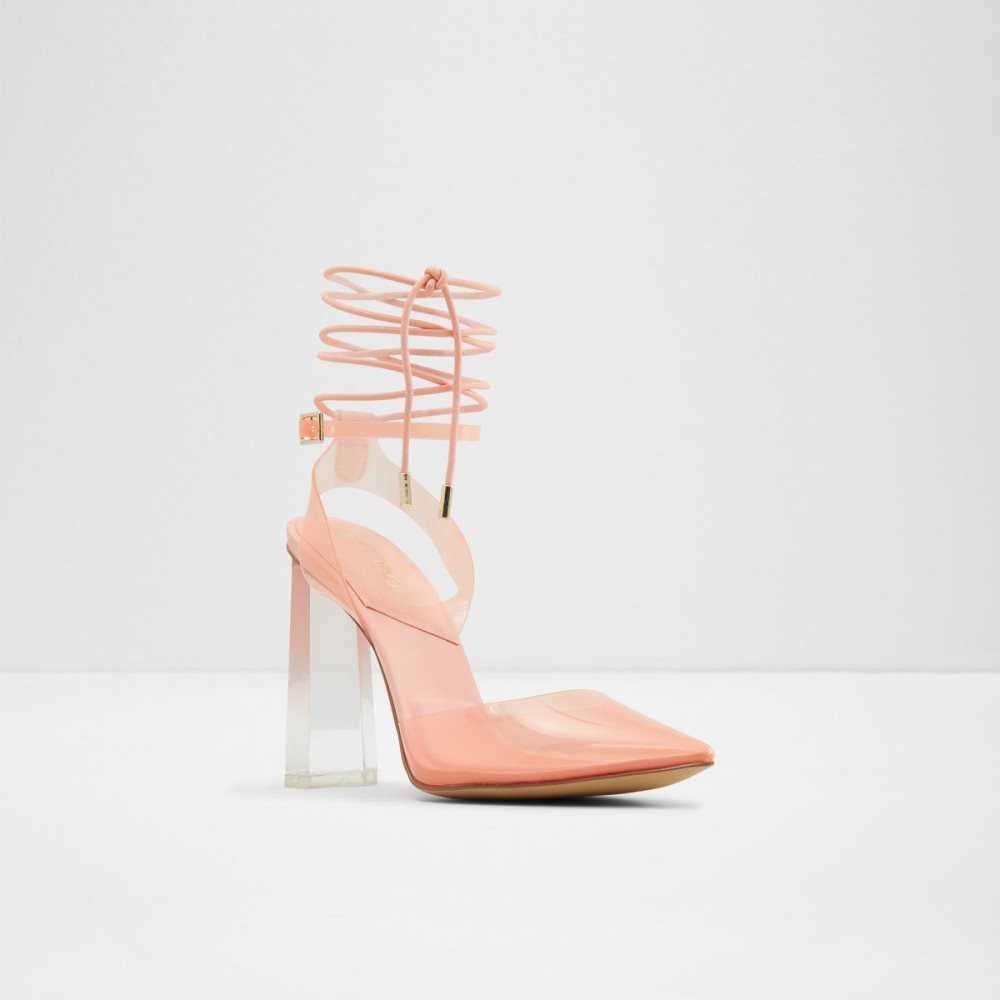 Light Orange Aldo Tilah Strappy heeled shoe - Block heel | 648350-EJD