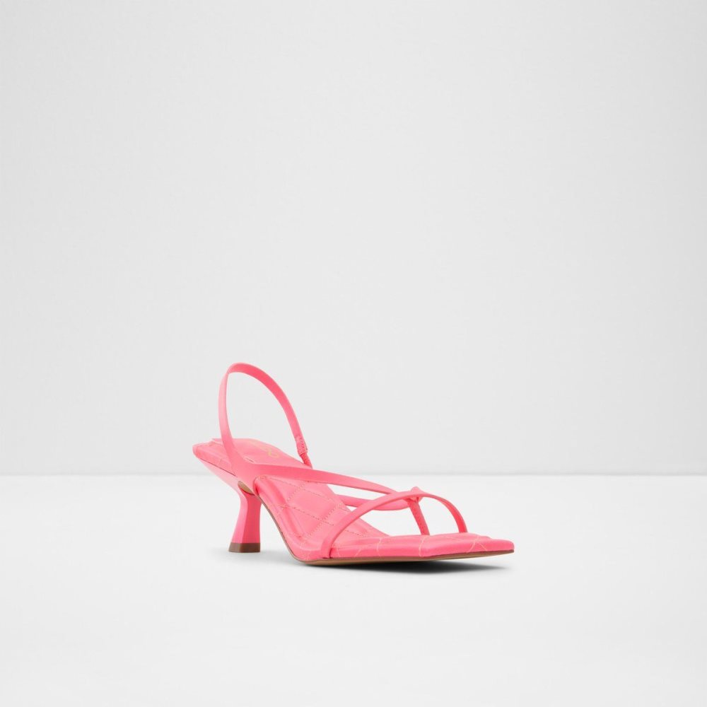 Light Pink Aldo Loni Strappy high heel sandal - Block heel | 319540-AIX