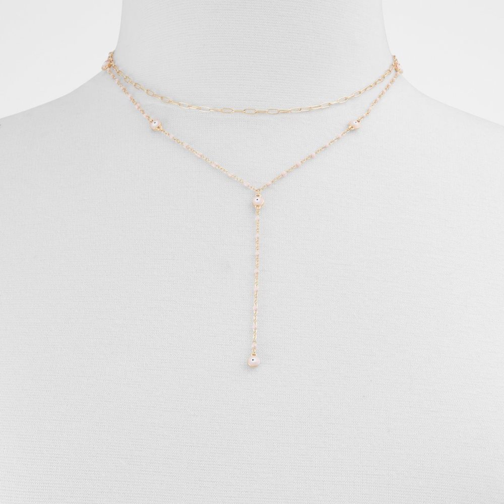 Light Pink Aldo Ybendawen Necklace | 174052-LYC