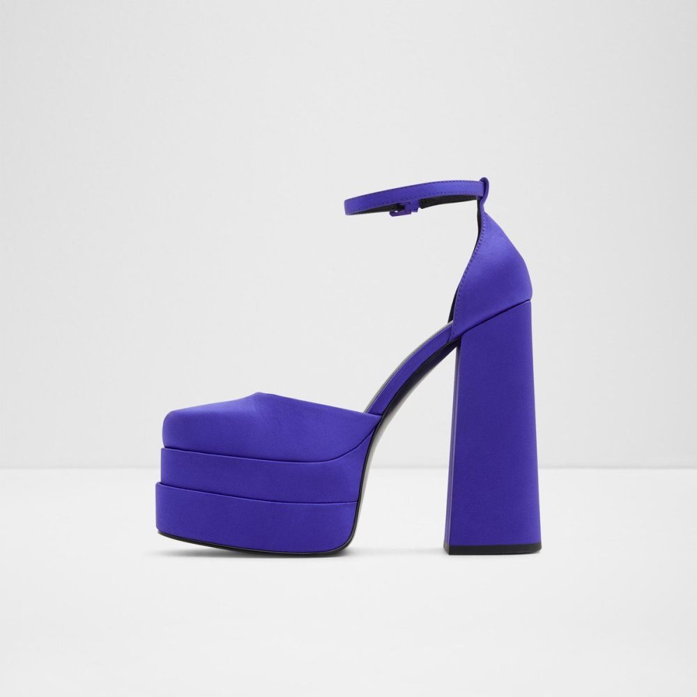 Light Purple Aldo Grandle Ankle strap heeled shoe - Plateforme | 254697-XIK