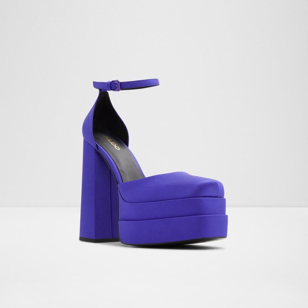 Light Purple Aldo Grandle Ankle strap heeled shoe - Plateforme | 254697-XIK