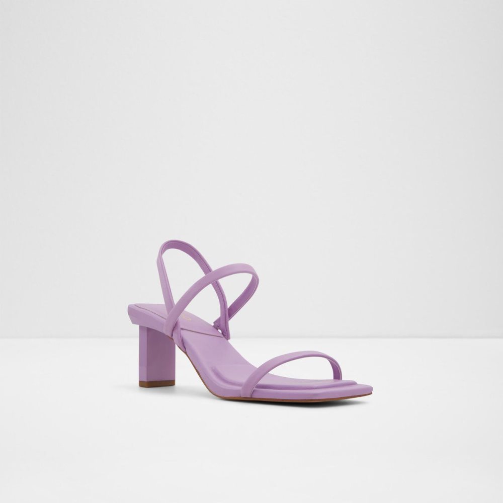 Light Purple Aldo Lokurr Sling back heeled sandal | 691480-OBJ