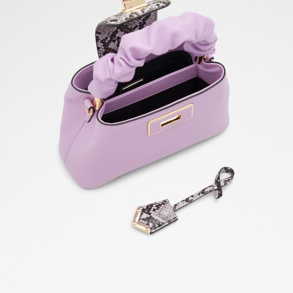 Light Purple Aldo Snakie Top handle bag | 692571-ZMX