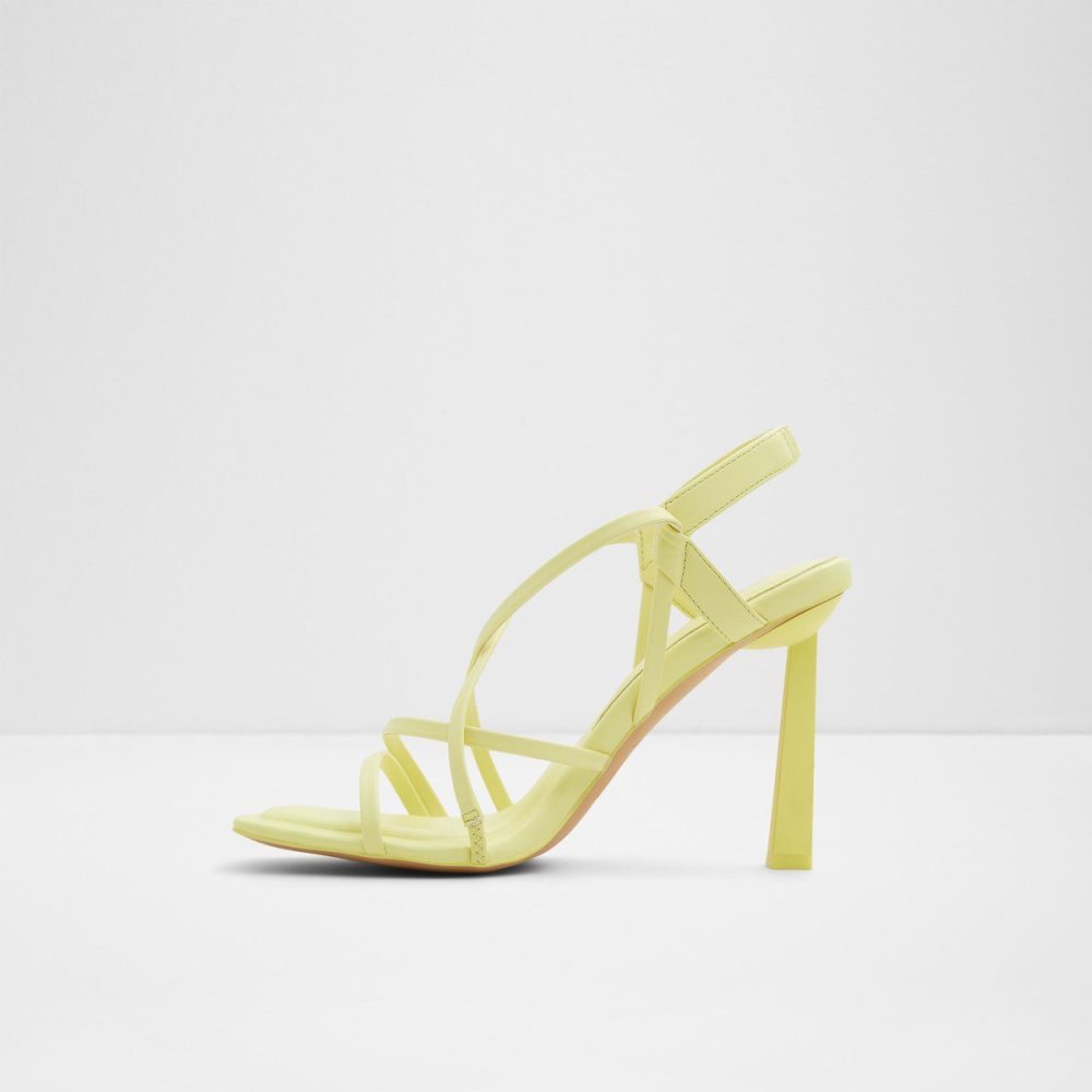 Light Yellow Aldo Amilia Strappy heeled sandal | 065943-MGI