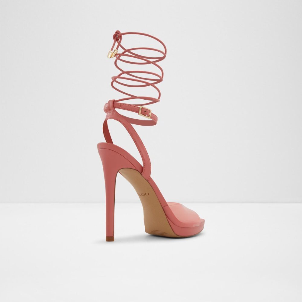 Pink Aldo Docilla Strappy heeled sandal - Stiletto platform | 508692-SRJ