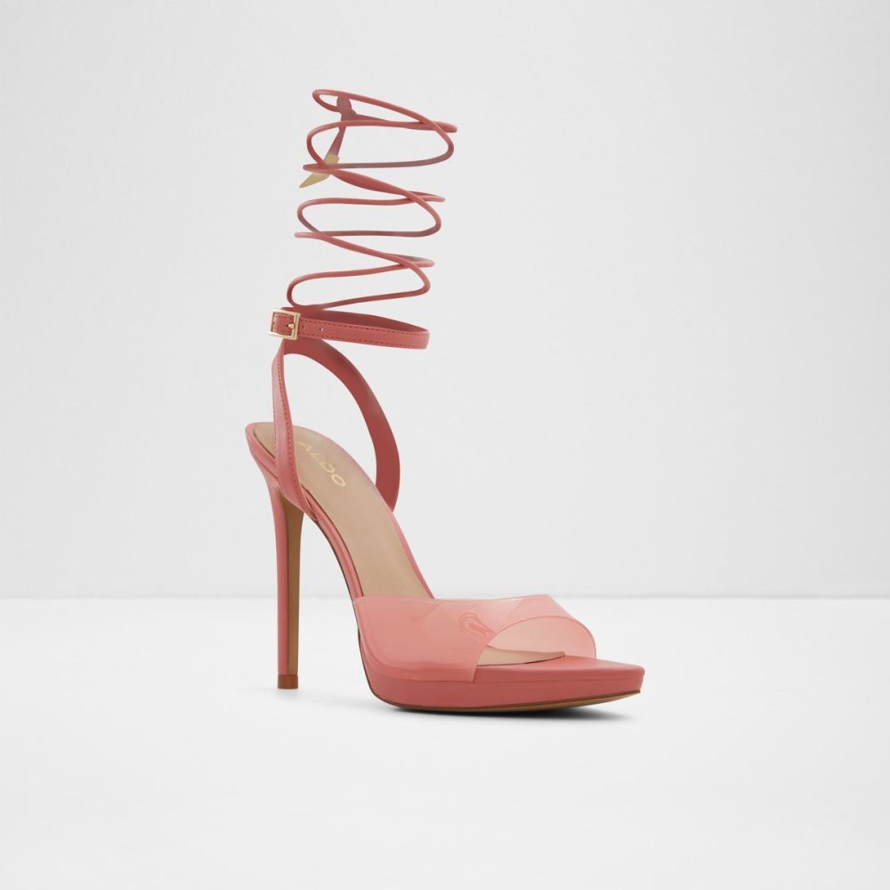 Pink Aldo Docilla Strappy heeled sandal - Stiletto platform | 508692-SRJ