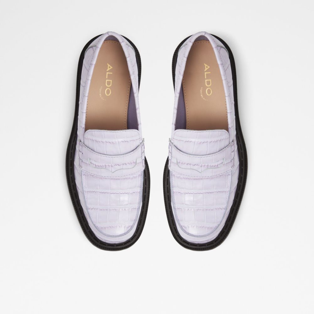 Purple Aldo Bigstrut Loafer - Lug sole | 839164-ZCL