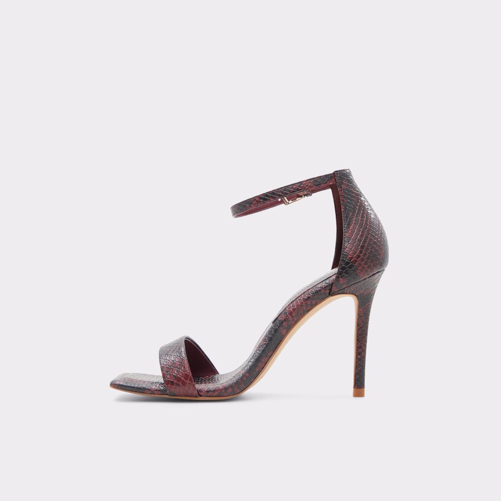 Red Aldo Renza Ankle strap heeled sandal - Stiletto heel | 821536-WAY