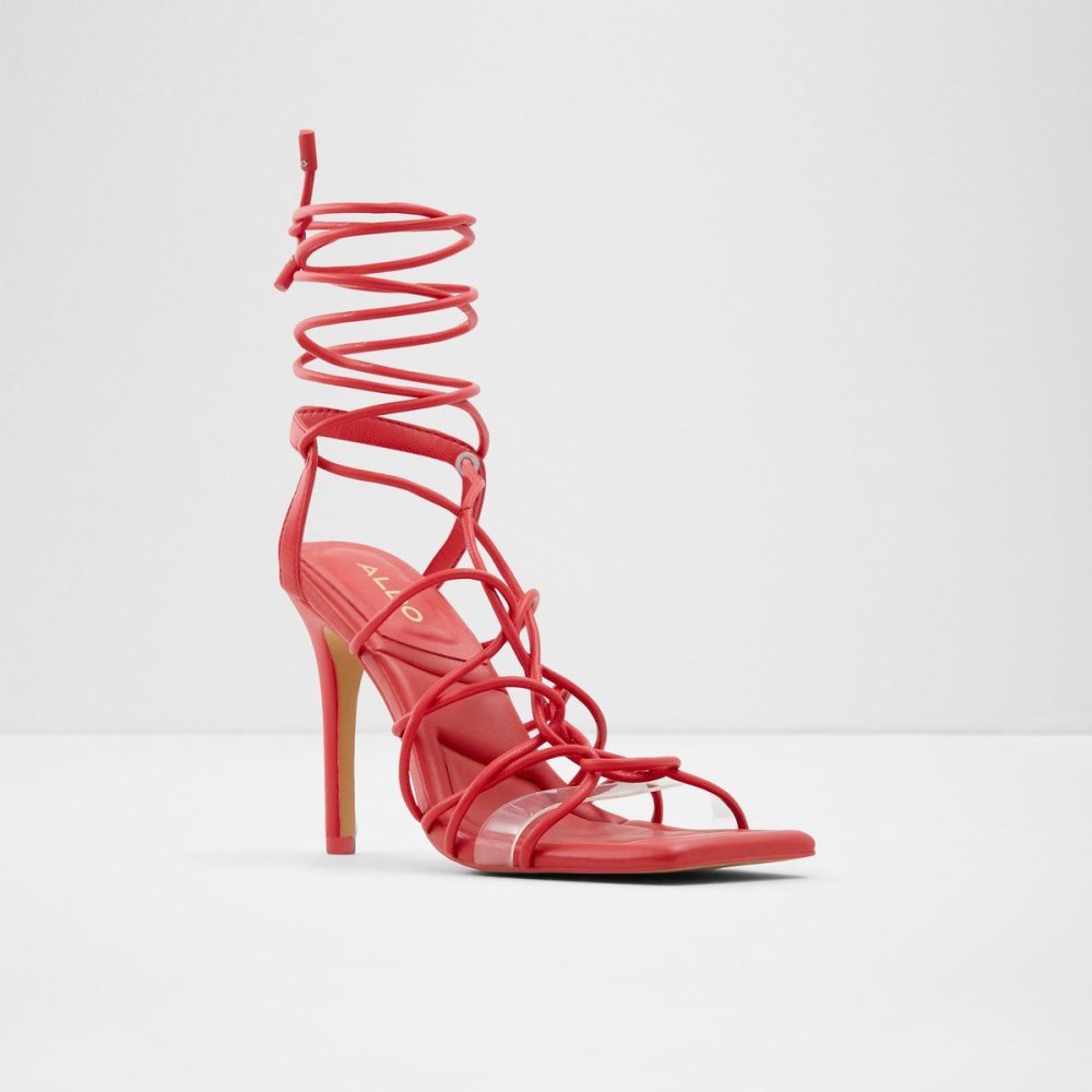 Red Aldo Truelove Strappy heeled sandal - Stiletto heel | 468701-WNY