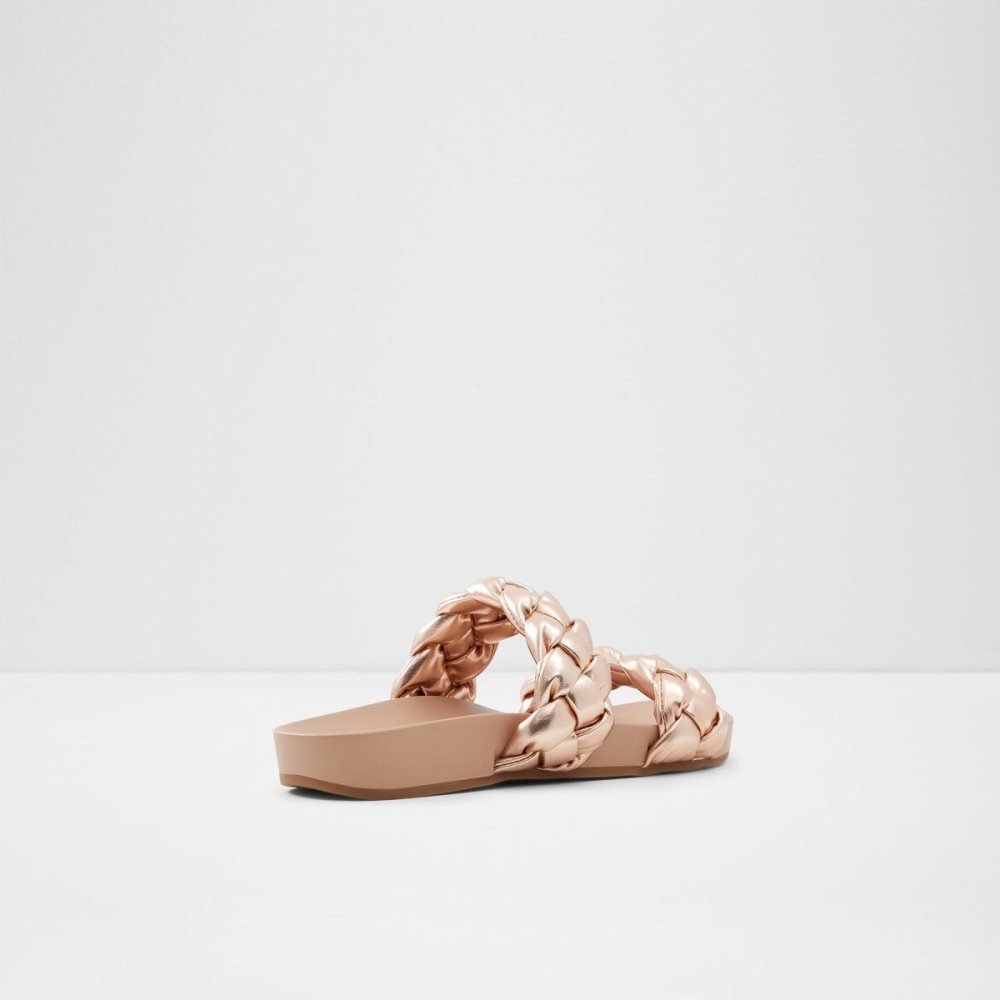 Rose Gold Aldo Oaka Slide sandal | 157390-RSA