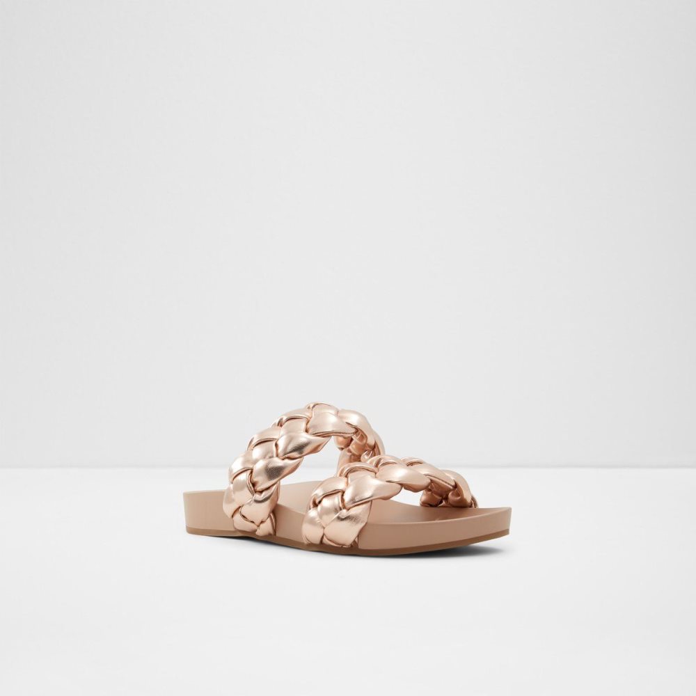 Rose Gold Aldo Oaka Slide sandal | 157390-RSA