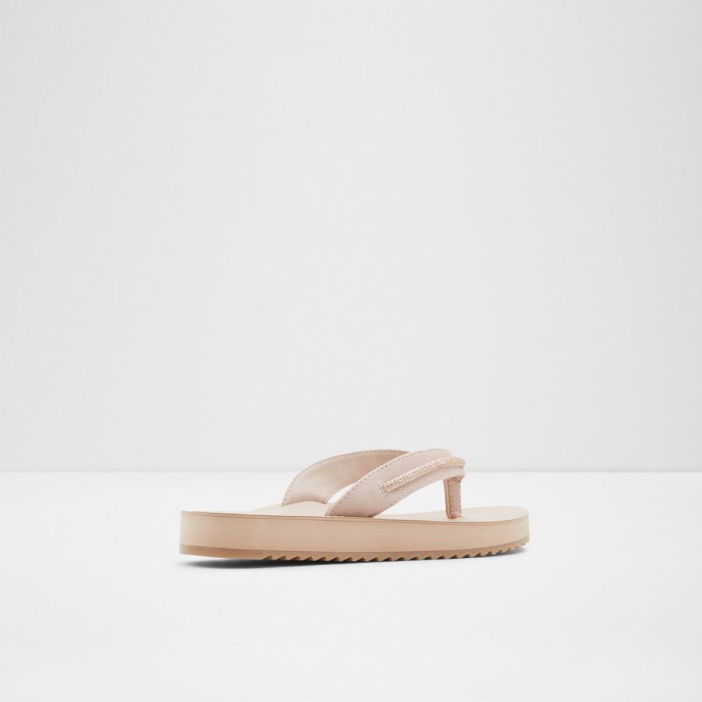 Rose Gold Aldo Polo Flip flops | 834965-KHB