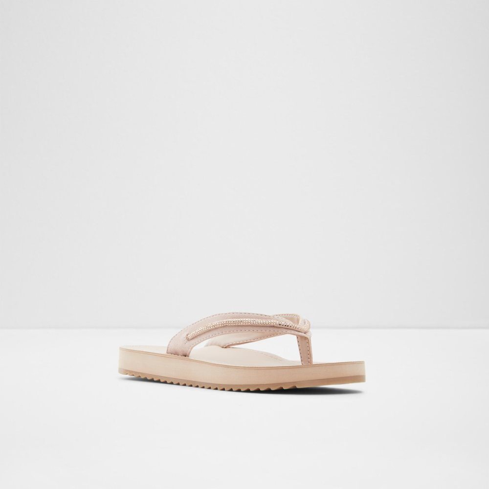 Rose Gold Aldo Polo Flip flops | 834965-KHB