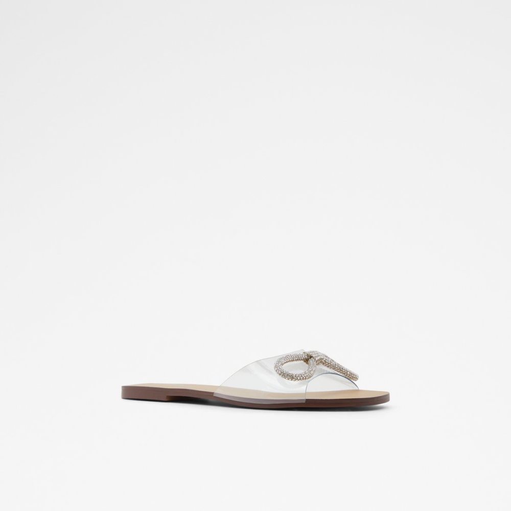 Silver Aldo Ibigothiel Flat sandal | 214067-TIN