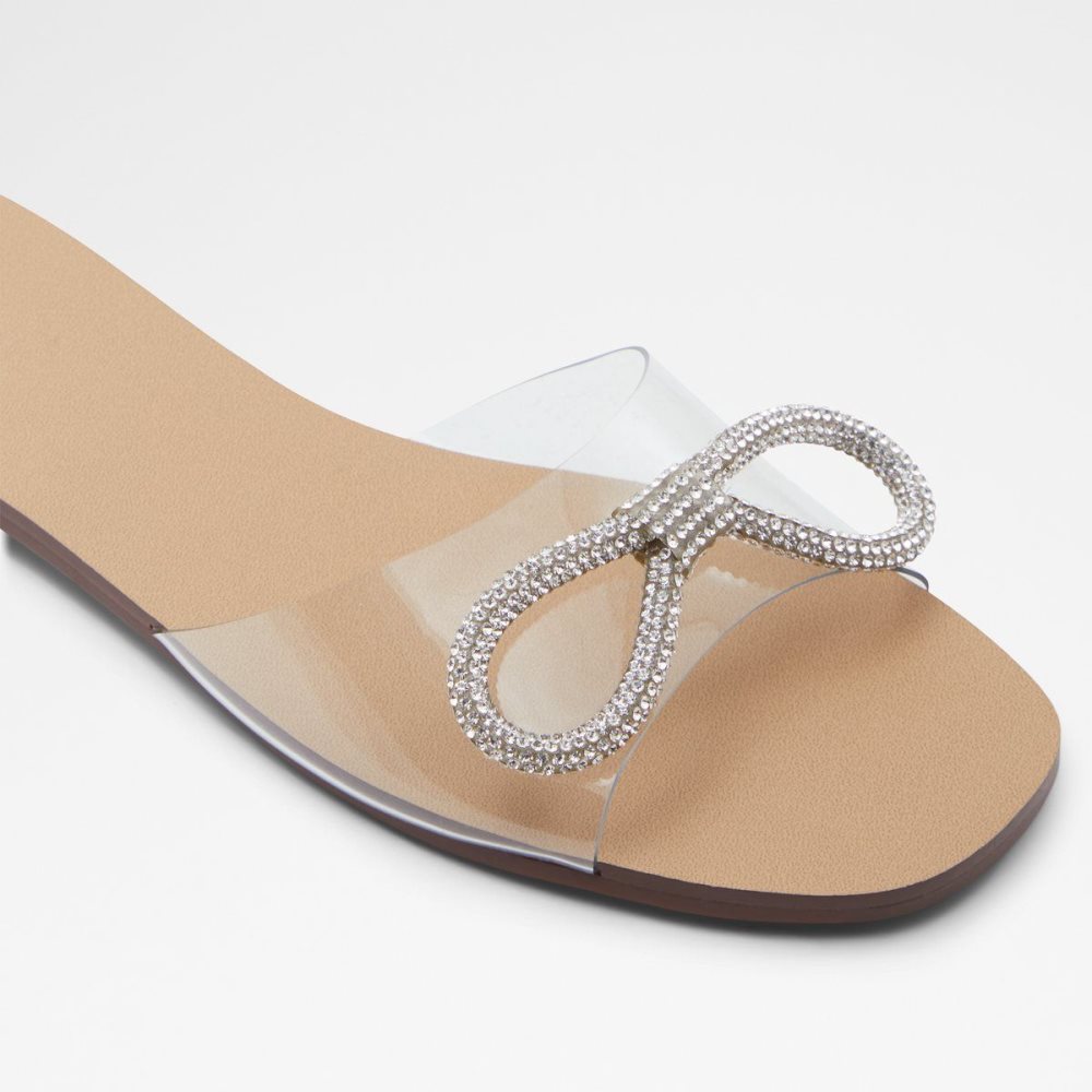 Silver Aldo Ibigothiel Flat sandal | 214067-TIN