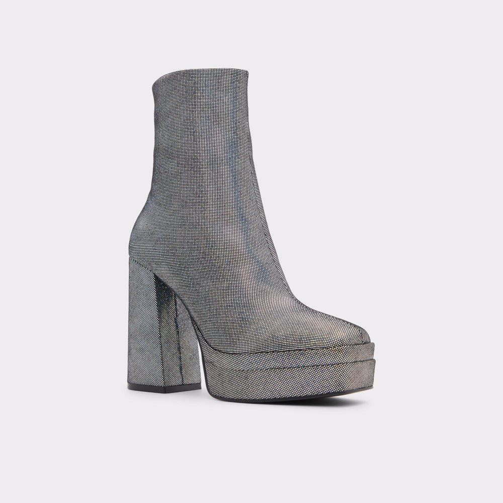 Silver Aldo Millenia Ankle boot - Flatform | 251038-FTH