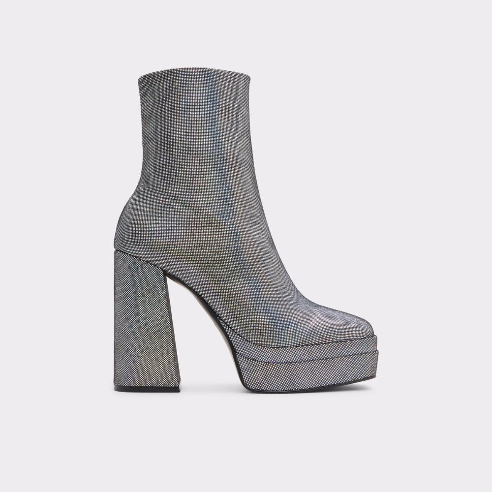 Silver Aldo Millenia Ankle boot - Flatform | 251038-FTH