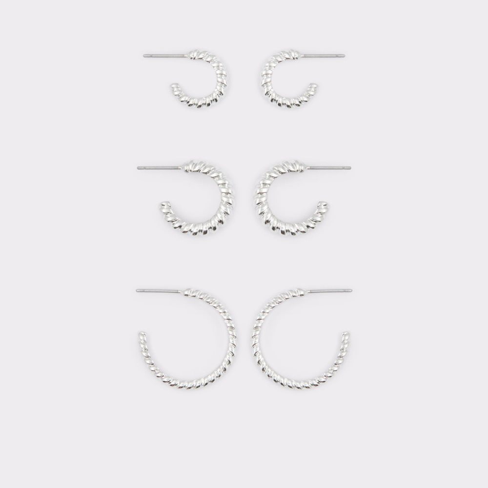 Silver Aldo Ocoelin Hoop earrings | 783459-GHP