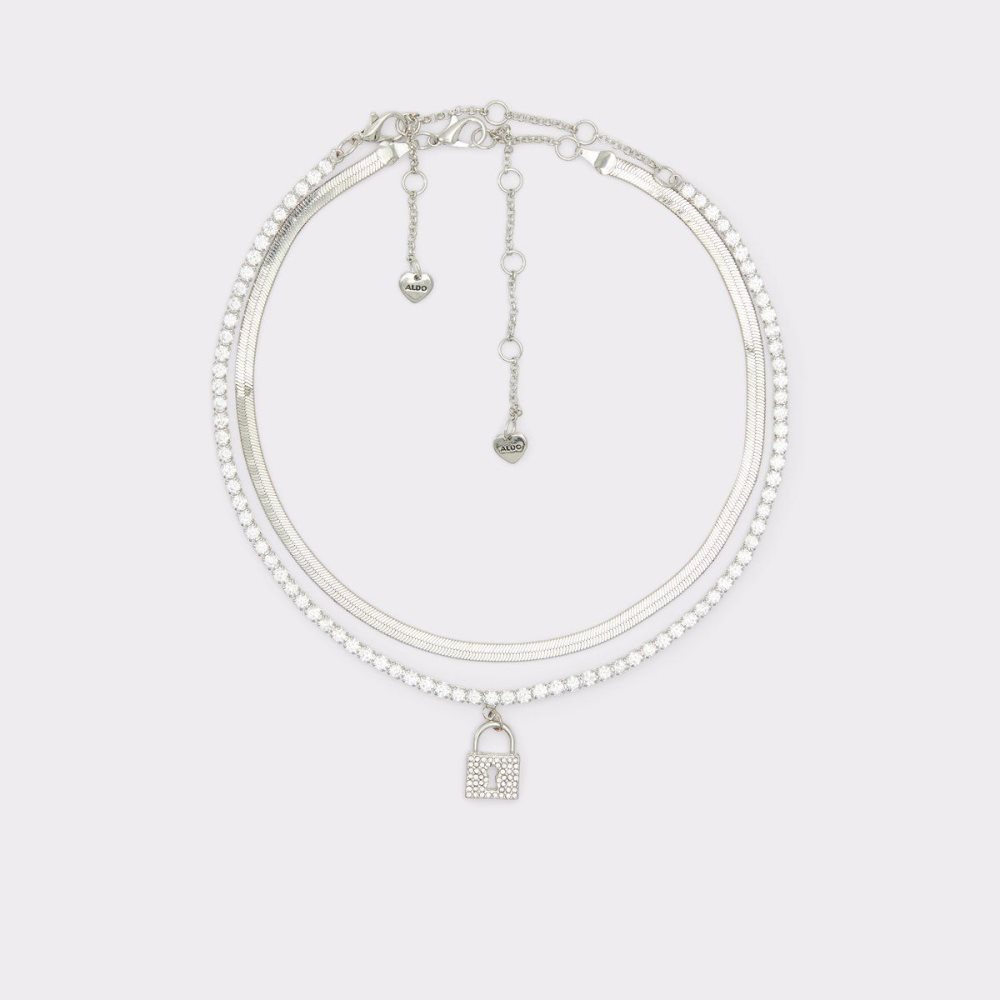 Silver Aldo Rokku Necklace | 270845-DKG