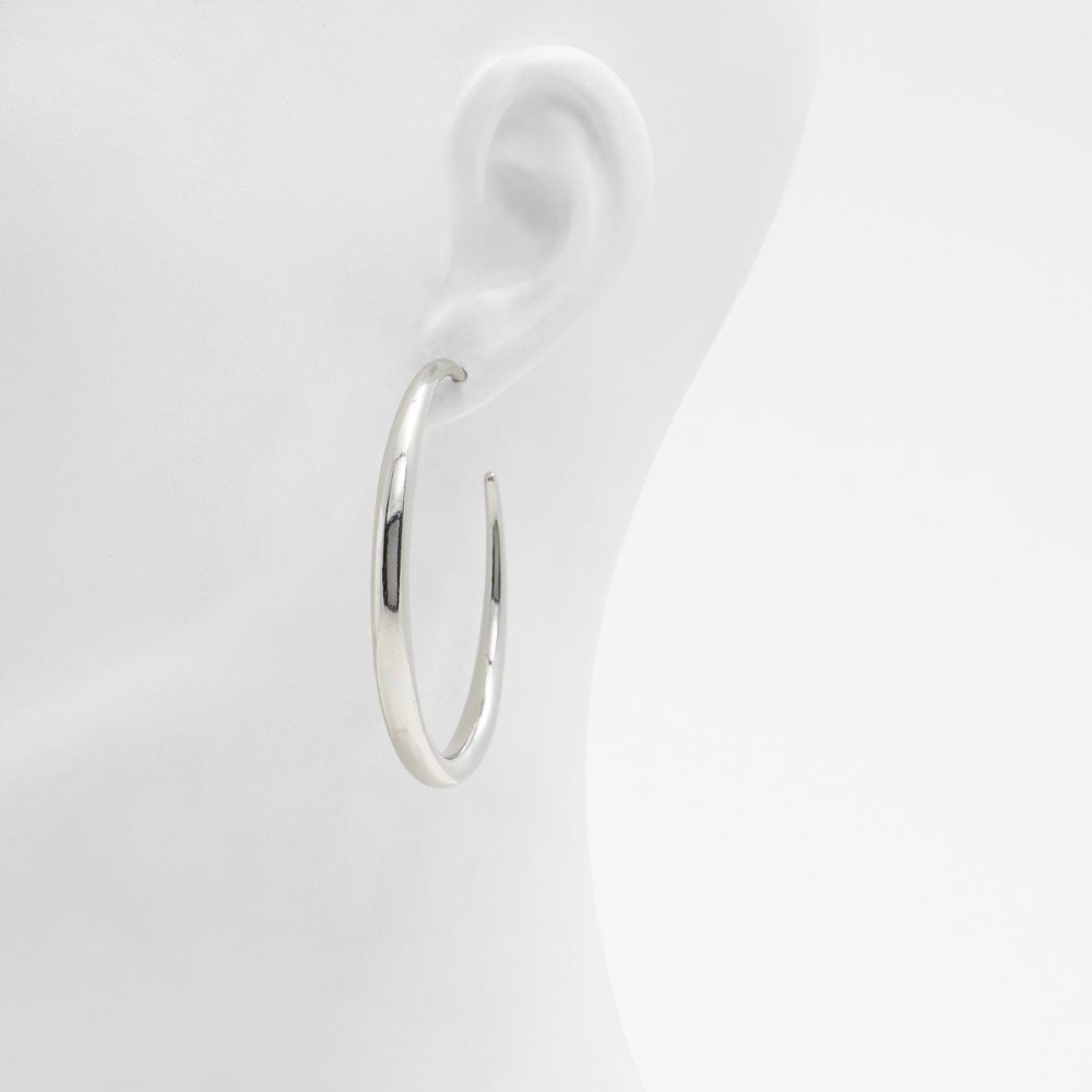 Silver Aldo Veinante Hoop earrings | 612750-BKV