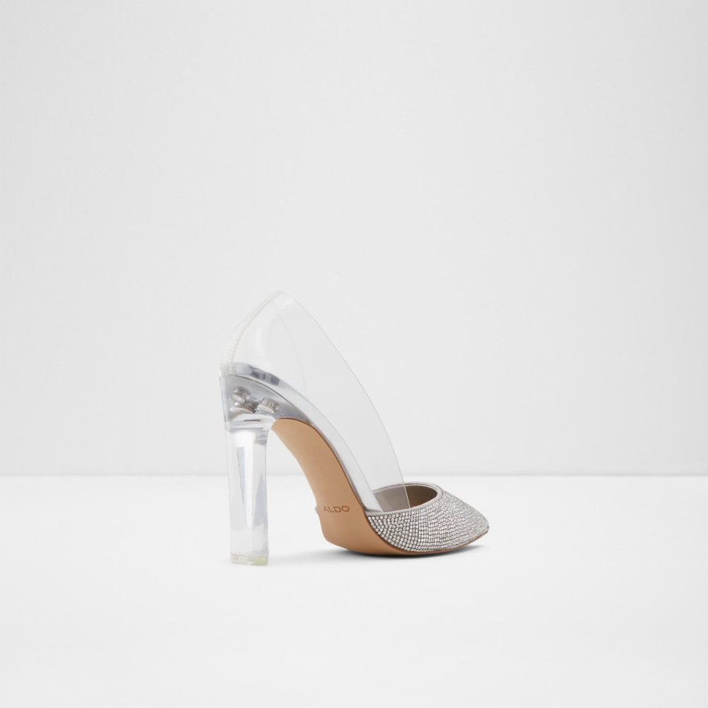 Silver Aldo Violetta High heel shoe | 381407-YUQ