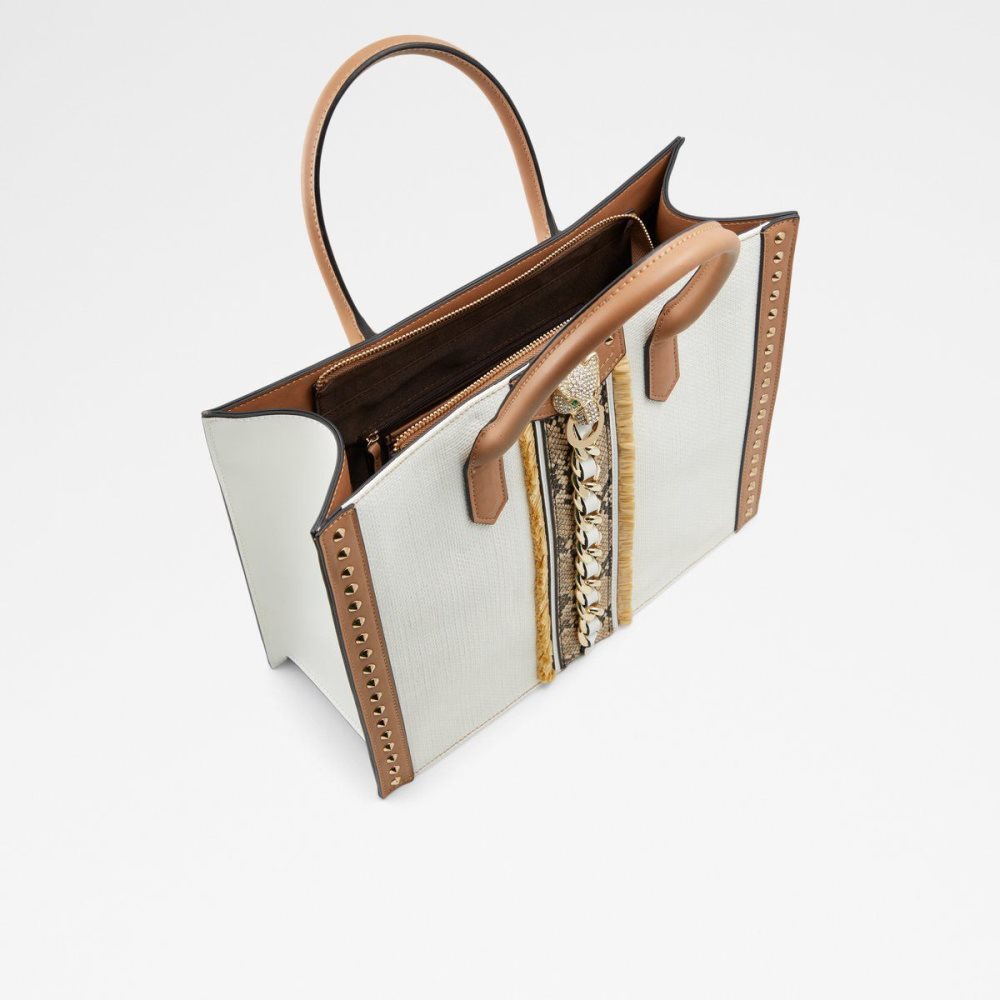 White Aldo Abomastraw Tote bag | 975016-GFS