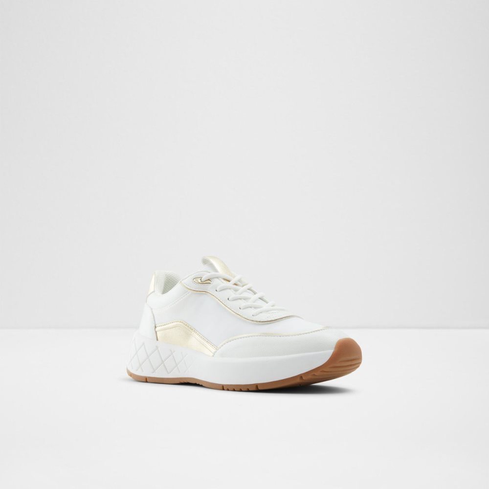 White Aldo Adrela Jogger sole sneaker | 207153-WME