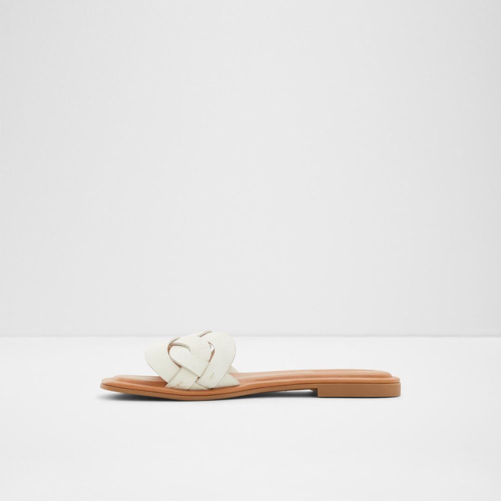 White Aldo Adwilaviel Slide sandal | 356012-UOE