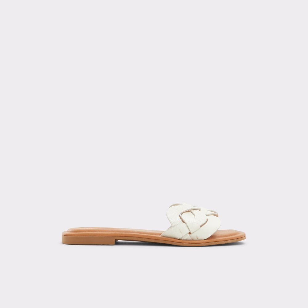 White Aldo Adwilaviel Slide sandal | 356012-UOE